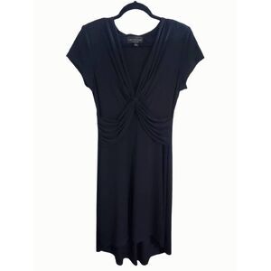 Connected Apparel Low Cut Black Cocktail Dress Women's Size 12
